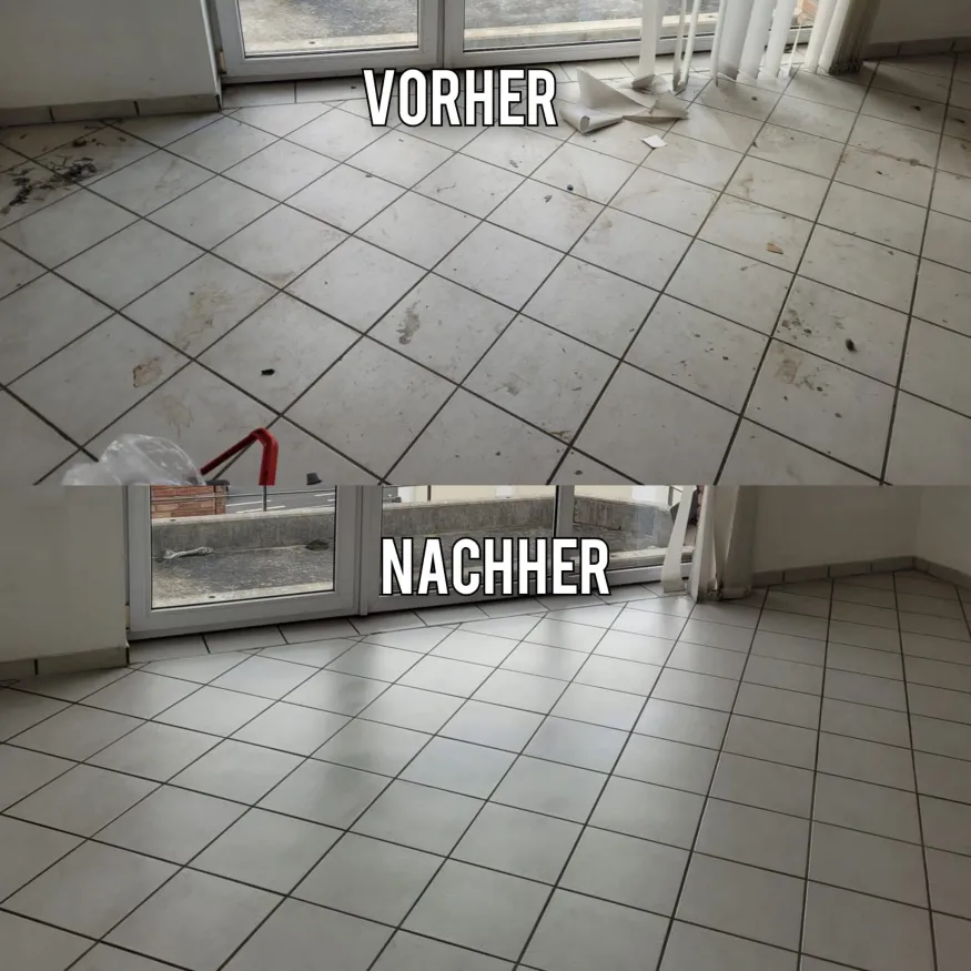Vorher Nachher Grundreinigung NITI-Clean